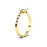 Load image into Gallery viewer, emerald-cut-cathedral-pave-diamond-engagement-ring-with-pink-sapphire-in-yellow-gold-FD11145EMRGSADRPIANGLE2-NL-YG.png?v
