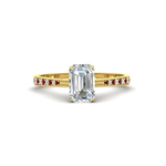 Load image into Gallery viewer, emerald-cut-cathedral-pave-diamond-engagement-ring-with-ruby-in-yellow-gold-FD11145EMRGRUDR-NL-YG.png?v
