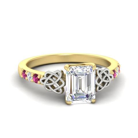 emerald-cut-celtic-pink-sapphire-two-tone-engagement-ring-in-yellow-gold-fdens2255emrgsadrpisleep-nl-yg.jpg