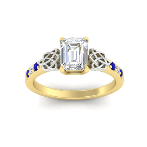 emerald-cut-celtic-sapphire-two-tone-engagement-ring-in-yellow-gold-fdens2255emrgsablangle5-nl-yg.jpg