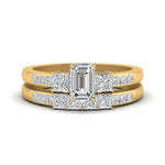 Load image into Gallery viewer, emerald-cut-channel-three-stone-diamond-engagement-ring-in-yellow-gold-FDENS205EM-NL-YG.jpg
