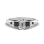 Load image into Gallery viewer, emerald-cut-channel-three-stone-diamond-engagement-ring-with-black-diamond-in-white-gold-FDENS205EMRGBLACK-NL-WG.jpg
