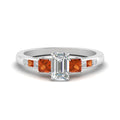 Thumbnail 41 - emerald-cut-channel-three-stone-diamond-engagement-ring-with-orange-sapphire-in-white-gold-FDENS205EMRGSAOR-NL-WG.jpg