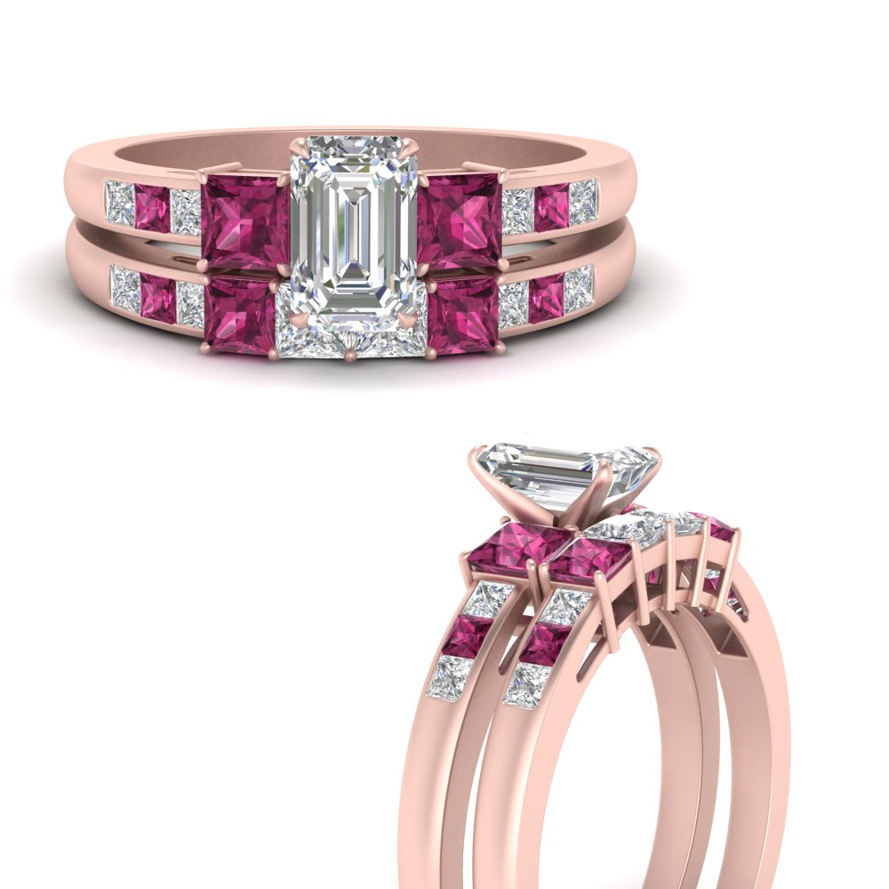 emerald-cut-channel-three-stone-diamond-engagement-ring-with-pink-sapphire-in-rose-gold-FDENS205EMGSADRPI-NL-RG.jpg