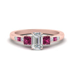 Load image into Gallery viewer, emerald-cut-channel-three-stone-diamond-engagement-ring-with-pink-sapphire-in-rose-gold-FDENS205EMRGSADRPI-NL-RG.jpg
