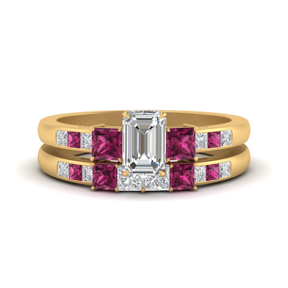 emerald-cut-channel-three-stone-diamond-engagement-ring-with-pink-sapphire-in-yellow-gold-FDENS205EMGSADRPI-NL-YG.jpg
