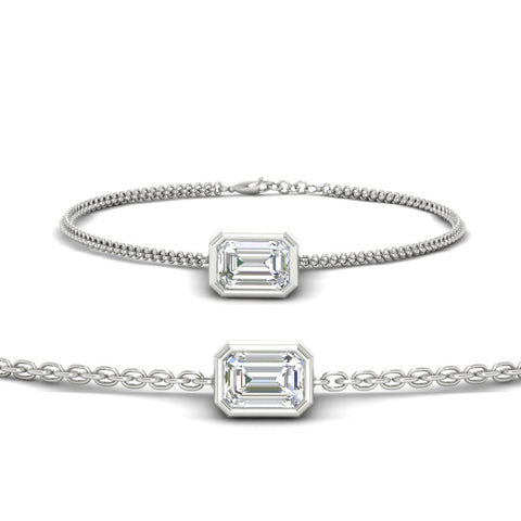 emerald-cut-diamond-bezel-set-chain-bracelet-3-carat-in-white-gold-FDBRC11133EM-3.00CT-NL-WG
