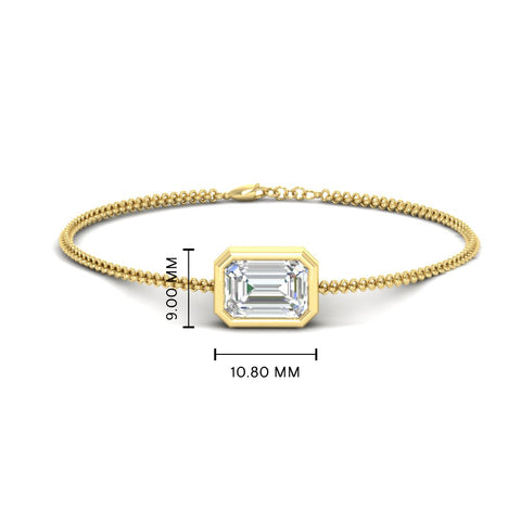 emerald-cut-diamond-bezel-set-chain-bracelet-3-carat-in-yellow-gold-FD-BRC11133EMANGLE2-3.00CT-NL-YG-HW