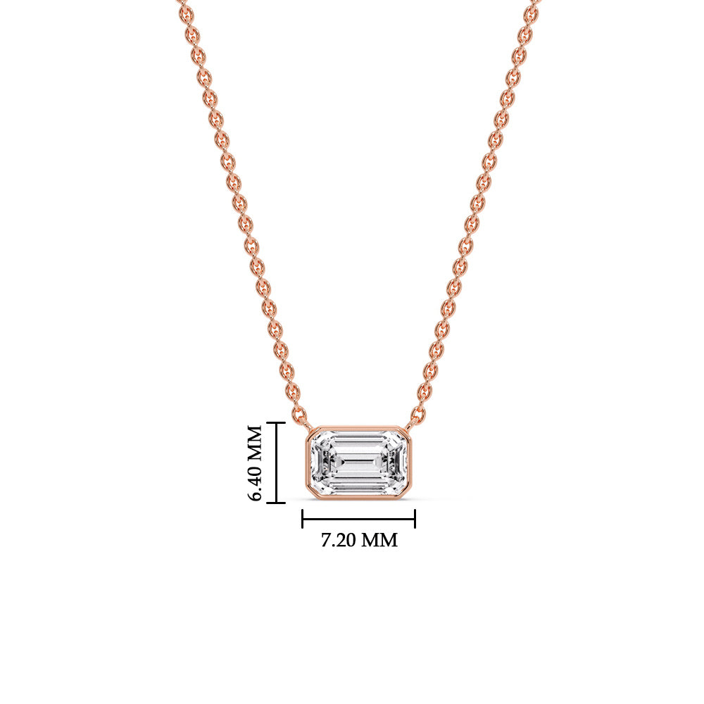 emerald-cut-diamond-bezel-set-necklace-in-rose-gold-fdpd10538emangle1-0-50ct-nl-rg-hw