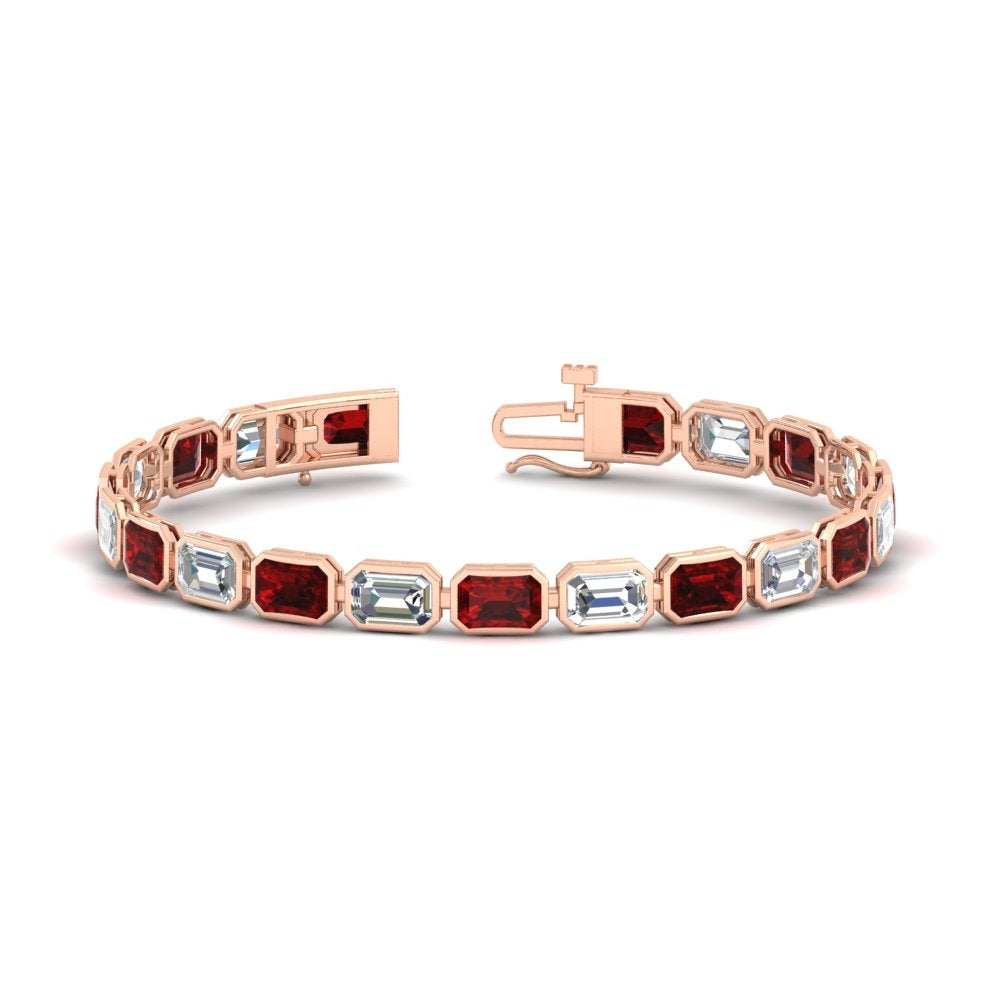 emerald-cut-diamond-bezel-tennis-bracelet-10-50-carat
