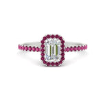 Load image into Gallery viewer, emerald-cut-diamond-engagement-ring-with-halo-pink-sapphire-in-white-gold-FD9710EMRGSADRPI-NL-WG-B1.jpg
