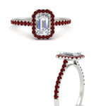 Load image into Gallery viewer, emerald-cut-diamond-engagement-ring-with-halo-ruby-in-white-gold-FD9710EMRGRUDR-NL-WG-B1.jpg
