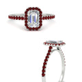 Thumbnail 15 - emerald-cut-diamond-engagement-ring-with-halo-ruby-in-white-gold-FD9710EMRGRUDR-NL-WG-B1.jpg