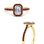 Load image into Gallery viewer, emerald-cut-diamond-engagement-ring-with-halo-ruby-in-yellow-gold-FD9710EMRGRUDR-NL-YG-B1.jpg
