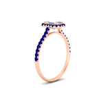Load image into Gallery viewer, emerald-cut-diamond-engagement-ring-with-halo-sapphire-in-rose-gold-FD9710EMRGSABL-NL-RG-B1.jpg