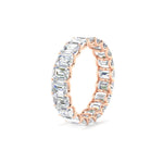 Load image into Gallery viewer, Emerald Cut Diamond Eternity Band 4 Carat
