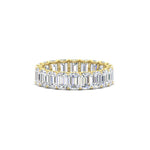Load image into Gallery viewer, Emerald Cut Diamond Eternity Band 4 Carat
