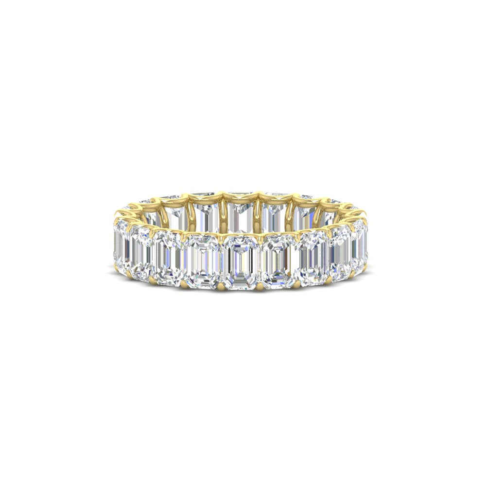 Emerald Cut Diamond Eternity Band 4 Carat