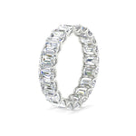 Load image into Gallery viewer, Emerald Cut Diamond Eternity Band 5 Carat
