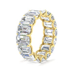 Load image into Gallery viewer, emerald-cut-diamond-eternity-band-9.50-carat-in-yellow-gold-FD-EWB10850-9.5CT-NL-YG
