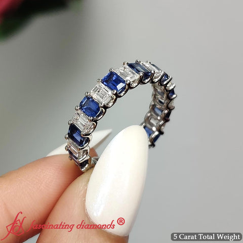 emerald-cut-diamond-eternity-band-with-sapphire-5-carat-in-white-gold-FD-EWB10850GSABL-5CT-NL-WG-5