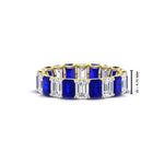 Load image into Gallery viewer, Emerald Cut Diamond Eternity Band 5 Carat
