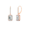 Load image into Gallery viewer, emerald-cut-diamond-halo-lever-back-2-ct-earring-in-rose-gold-FD-EAR11235EMANGLE1-2.00CT-NL-RG.jpg