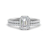 Load image into Gallery viewer, emerald-cut-diamond-halo-wedding-ring-set-in-white-gold-FD8523EM-NL-WG