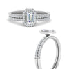 Load image into Gallery viewer, emerald-cut-diamond-halo-wedding-ring-set-in-white-gold-FD8523EM-NL-WG