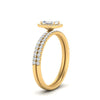 Load image into Gallery viewer, emerald-cut-diamond-halo-wedding-ring-set-in-yellow-gold-FD8523EM-NL-YG
