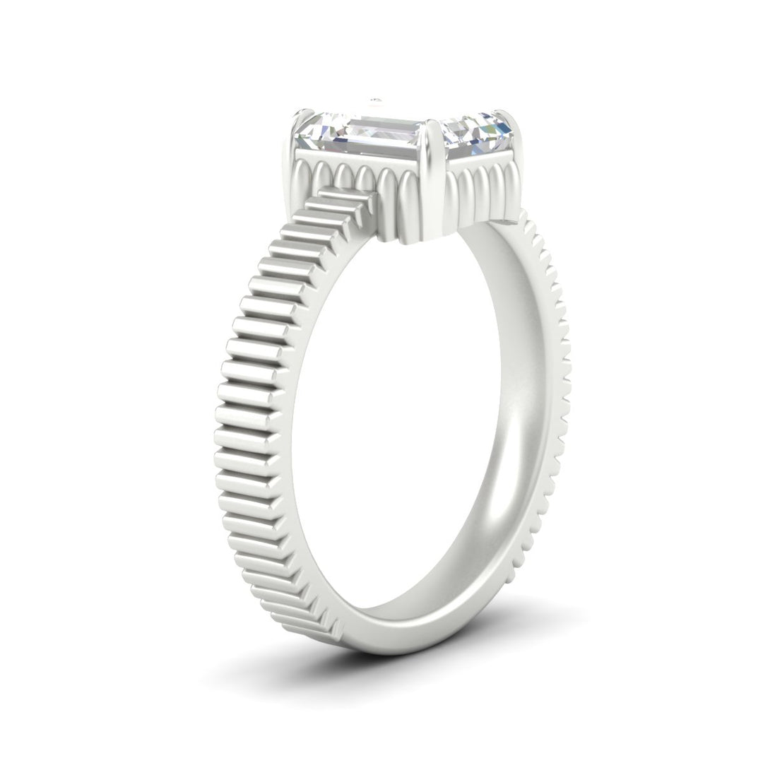 emerald-cut-diamond-solitaire-ring-with-ribbed-band-detail-in-white-gold-fdenr11663emangle2-nl-wg