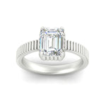 Load image into Gallery viewer, emerald-cut-diamond-solitaire-ring-with-ribbed-band-detail-in-white-gold-fdenr11663emangle5-nl-wg