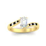 Load image into Gallery viewer, emerald-cut-diamond-swirl-channel-set-black-diamond-wedding-ring-in-yellow-gold-FDENS4028EMRGBLACKANGLE5-NL-YG_023cc361-f889-4332-af30-94d4508f3c5b.jpg?v=1754996061