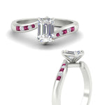 Load image into Gallery viewer, emerald-cut-diamond-swirl-channel-set-pink-sapphire-wedding-ring-in-white-gold-FDENS4028EMRGSADRPIANGLE3-NL-WG.jpg?v=1754995877