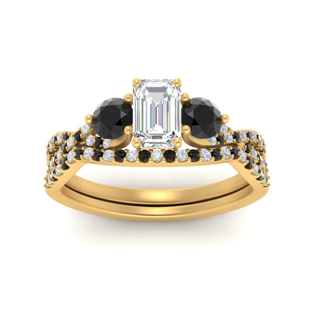 emerald-cut-diamond-twisted-floral-prong-black-diamond-wedding-set-yellow-gold-FD10257EMGBLACK-ANGLE5-NL-YG?v=1756359975
