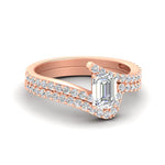 Load image into Gallery viewer, emerald-cut-diamond-wedding-ring-set-in-FDENS3007EM-NL-RG
