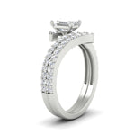 Load image into Gallery viewer, emerald-cut-diamond-wedding-ring-set-in-FDENS3007EM-NL-WG
