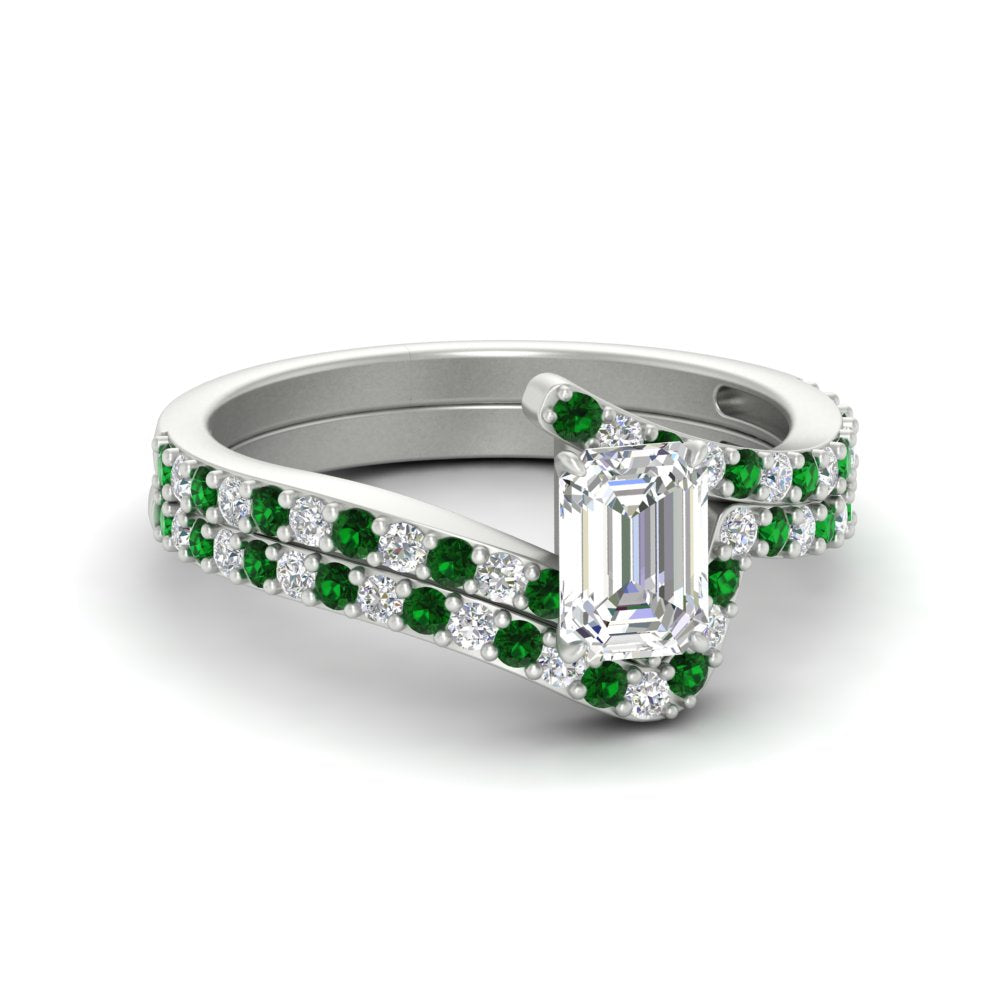 emerald-cut-diamond-wedding-ring-set-with-emerald-in-FDENS3007EMGEMGR-NL-WG