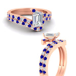 Load image into Gallery viewer, emerald-cut-diamond-wedding-ring-set-with-sapphire-in-FDENS3007EMGSABL-NL-RG
