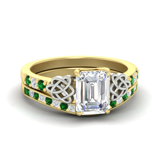 emerald-cut-emerald-channel-band-celtic-bridal-set-in-yellow-gold-fdens2255emgemgrsleep-nl-yg-ws2