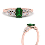 Load image into Gallery viewer, emerald-cut-emerald-cluster-ring-in-rose-gold-FDENS3110EMRGEMGR-NL-RG.jpg
