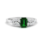 Load image into Gallery viewer, emerald-cut-emerald-cluster-ring-in-white-gold-FDENS3110EMRGEMGR-NL-WG.jpg
