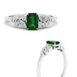 Load image into Gallery viewer, emerald-cut-emerald-cluster-ring-in-white-gold-FDENS3110EMRGEMGR-NL-WG.jpg
