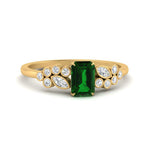 Load image into Gallery viewer, emerald-cut-emerald-cluster-ring-in-yellow-gold-FDENS3110EMRGEMGR-NL-YG.jpg
