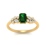 Load image into Gallery viewer, emerald-cut-emerald-cluster-ring-in-yellow-gold-FDENS3110EMRGEMGR-NL-YG.jpg
