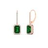 Load image into Gallery viewer, emerald-cut-emerald-halo-lever-back-2-ct-diamond-earring-in-rose-gold-FD-EAR11235EMGEMGRANGLE1-2.00CT-NL-RG.jpg