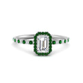 Thumbnail 53 - emerald-cut-emerald-halo-petite-engagement-ring-in-white-gold-FD8523EMRGEMGRANGLE3-NL-WG