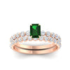 Load image into Gallery viewer, emerald-cut-emerald-single-prong-diamond-bridal-rings-set-in-FDENS3023EMGEMGR-NL-RG-GS