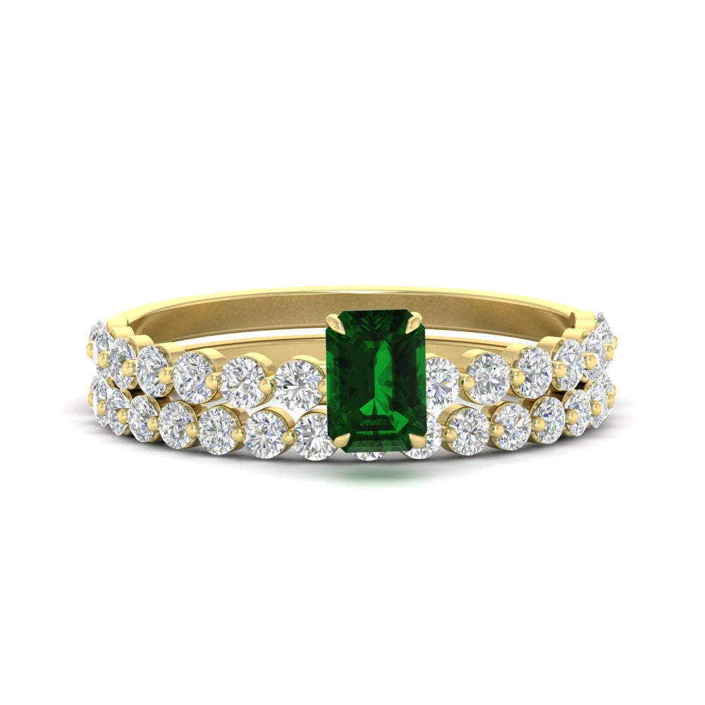 emerald-cut-emerald-single-prong-diamond-bridal-rings-set-in-FDENS3023EMGEMGR-NL-YG-GS