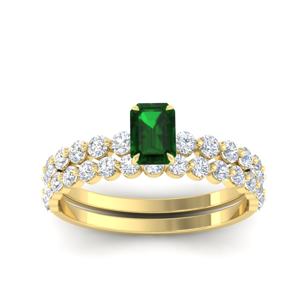 emerald-cut-emerald-single-prong-diamond-bridal-rings-set-in-FDENS3023EMGEMGR-NL-YG-GS
